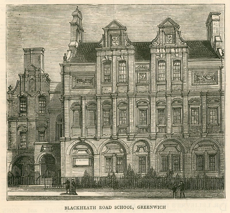 London School Boardin arkkitehtuuri: Blackheath Road School, Greenwich, Lontoo tekijältä English School