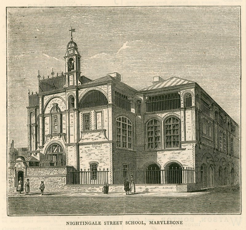 London School Boardin arkkitehtuuri: Nightingale Street School, Marylebone, Lontoo tekijältä English School