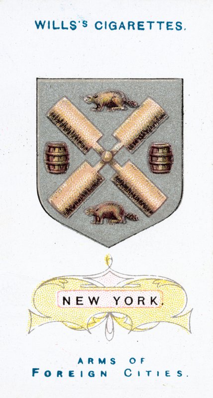 New Yorkin aseet (chromolitho) tekijältä English School