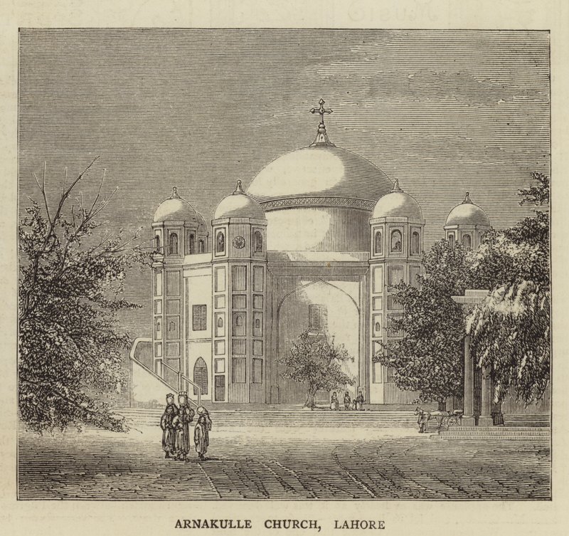 Arnakullen kirkko, Lahore (kaiverrus) tekijältä English School