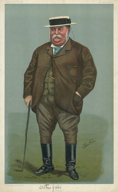 Arthur Yates, Arthur, 11. tammikuuta 1900, Vanity Fair -sarjakuva tekijältä English School