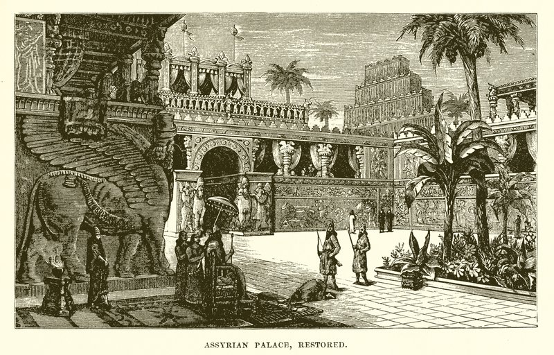 Assyrian palatsi, kunnostettu tekijältä English School