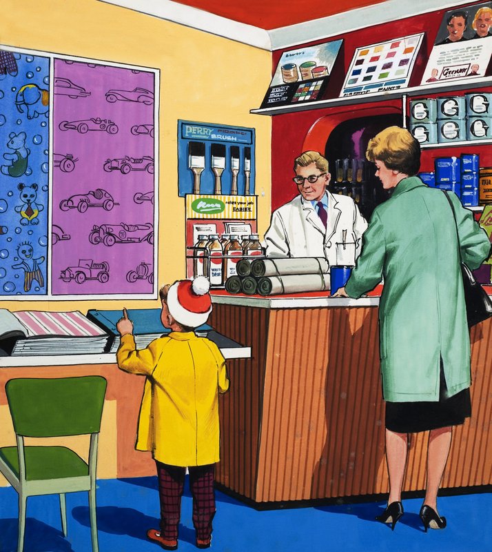 Tapettikaupassa tekijältä English School