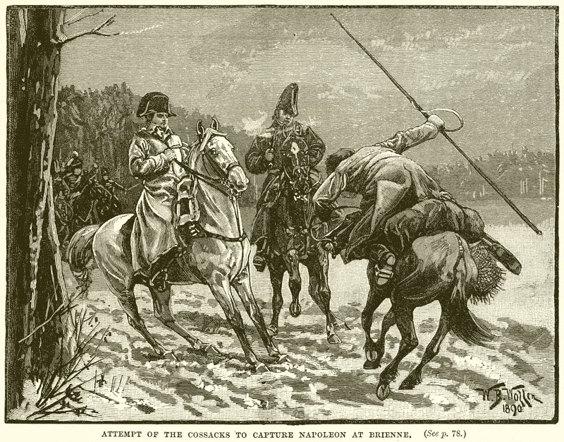 Kasakkojen yritys vangita Napoleon Briennessa tekijältä English School