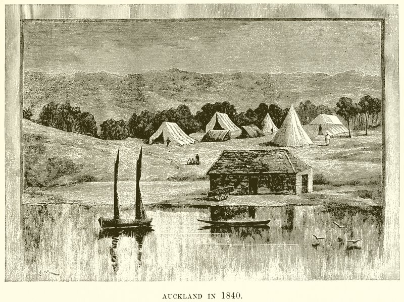 Aucklandissa vuonna 1840 tekijältä English School