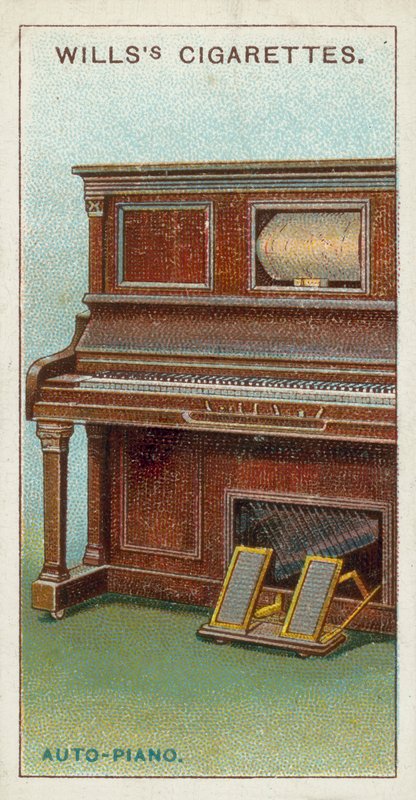 Auto-Piano (chromolitho) tekijältä English School