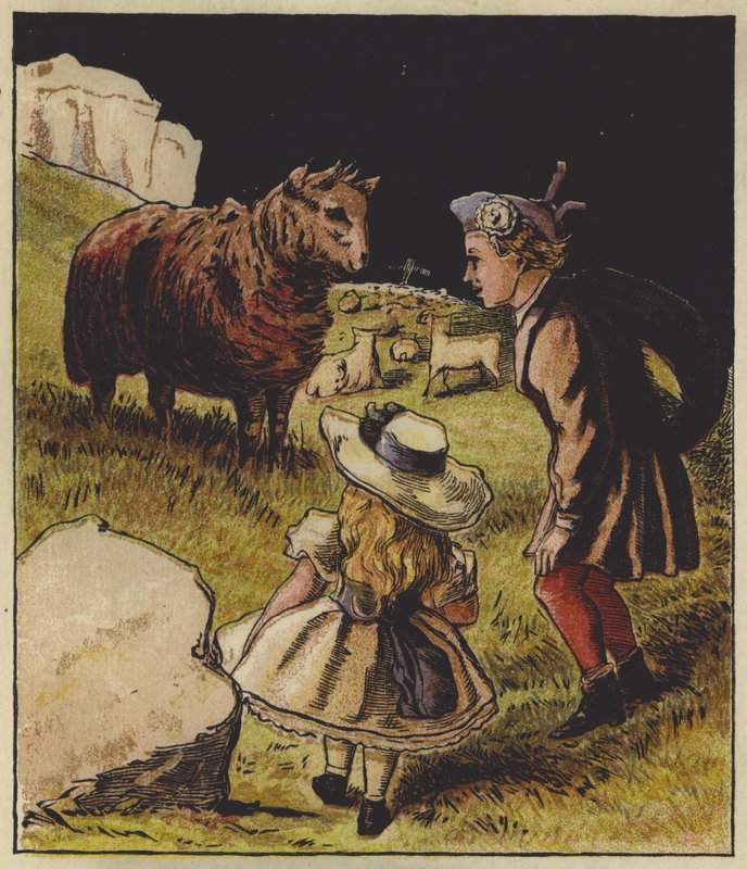 Baa, Baa, musta lammas (väri litho) tekijältä English School