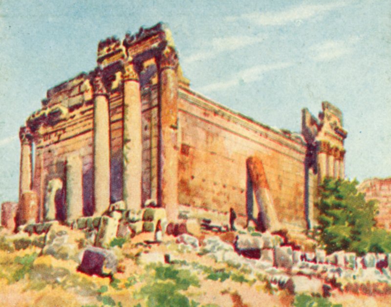 Baalbek, Bacchuksen temppeli (värilitro) tekijältä English School