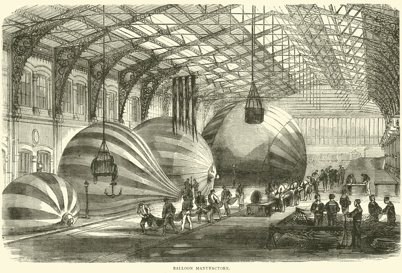 Balloon Manufactory, lokakuu 1870 tekijältä English School