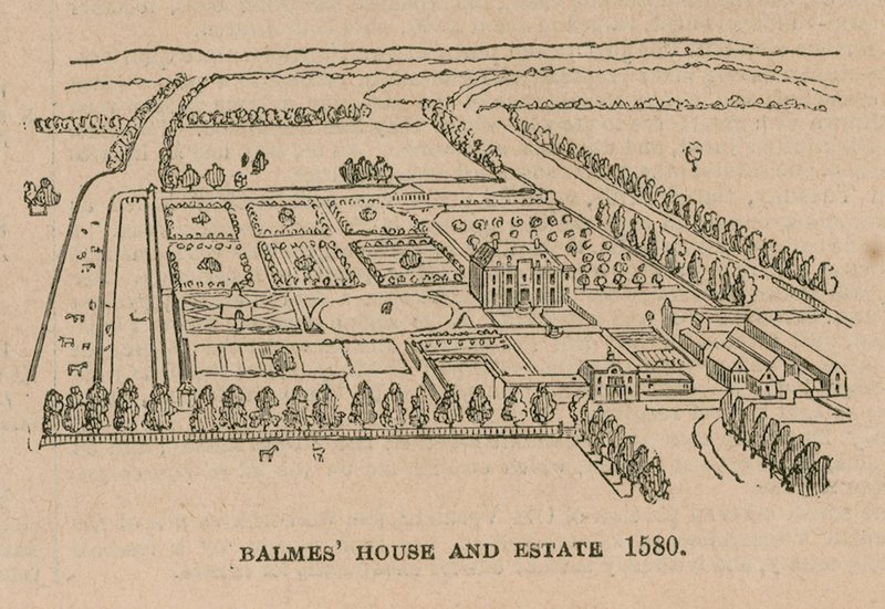 Balmesin talo ja tila, 1580 tekijältä English School