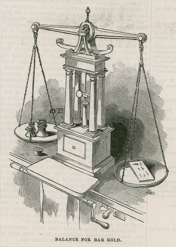 Bank of England, Bullion Office ja Gold Weighing Room tekijältä English School