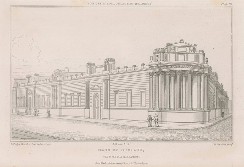 Englannin keskuspankki, Sir John Soanes tekijältä English School