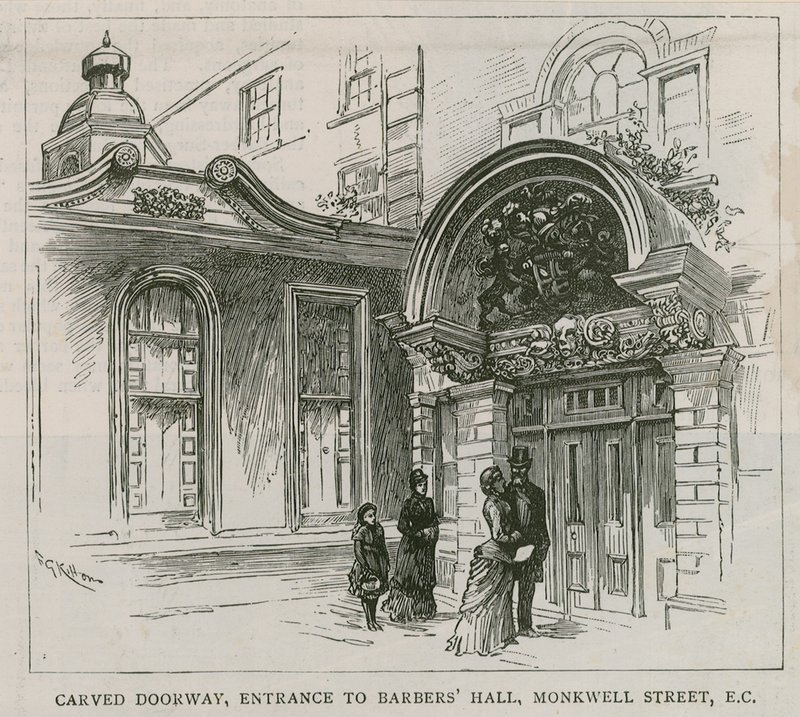 Barber Surgeons Hall, Monkwell Street, Lontoo tekijältä English School