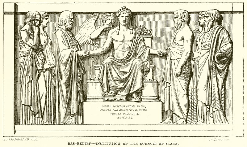 Bas-Relief - Valtioneuvoston toimielin tekijältä English School