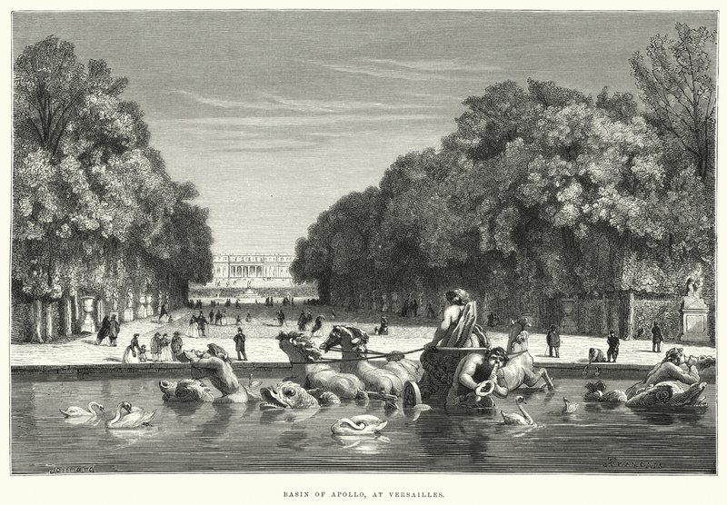 Apollon allas, Versailles (kaiverrus) tekijältä English School