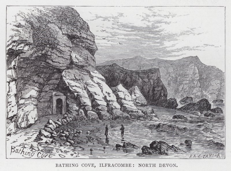 Bathing Cove, Ilfracombe, North Devon (kaiverrus) tekijältä English School