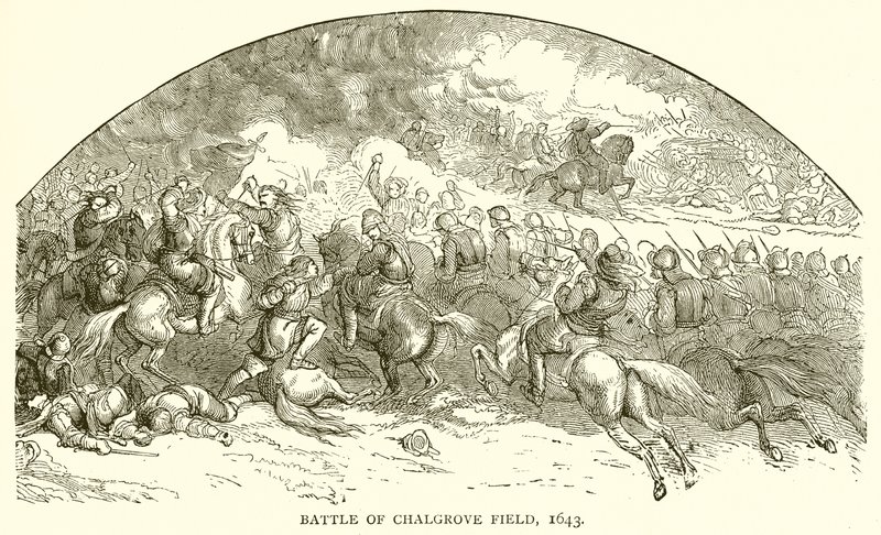 Chalgrove Fieldin taistelu, 1643 tekijältä English School