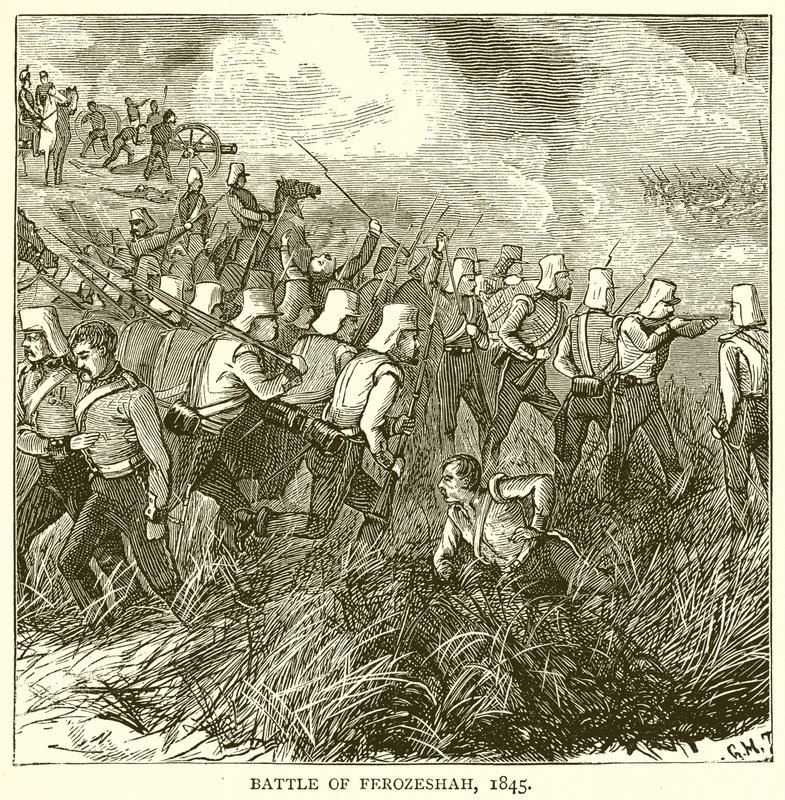 Ferozeshan taistelu, 1845 tekijältä English School