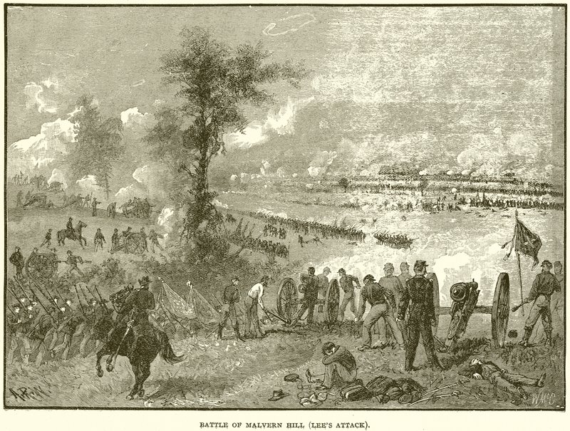 Malvern Hillin taistelu (Lees Attack) tekijältä English School