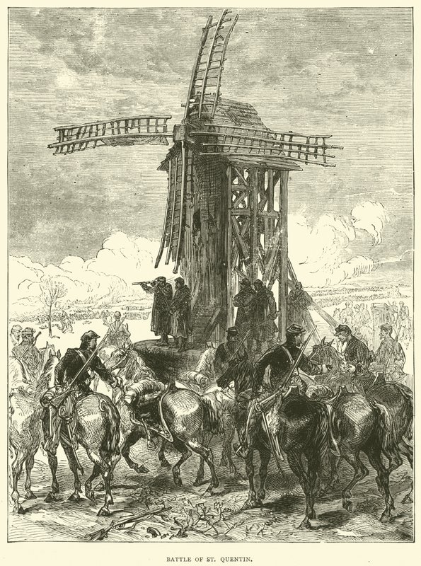 St Quentinin taistelu tammikuussa 1871 tekijältä English School