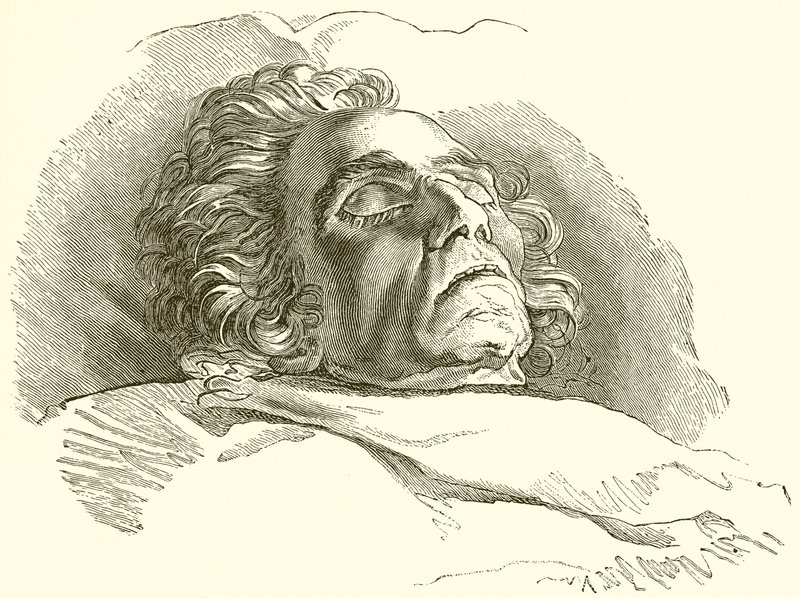 Beethoven kuolinsängyllään tekijältä English School