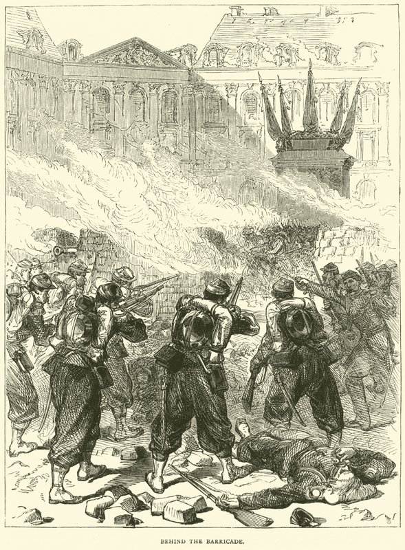 Barrikadin takana, huhtikuu 1871 tekijältä English School