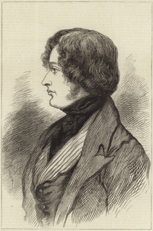 Benjamin Disraeli vuonna 1837 tekijältä English School