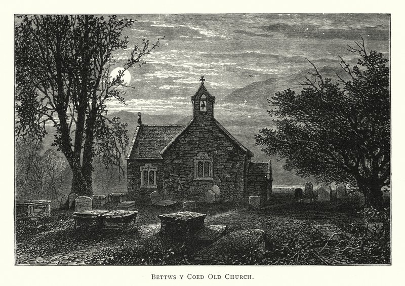 Bettws y Coed Old Church (kaiverrus) tekijältä English School