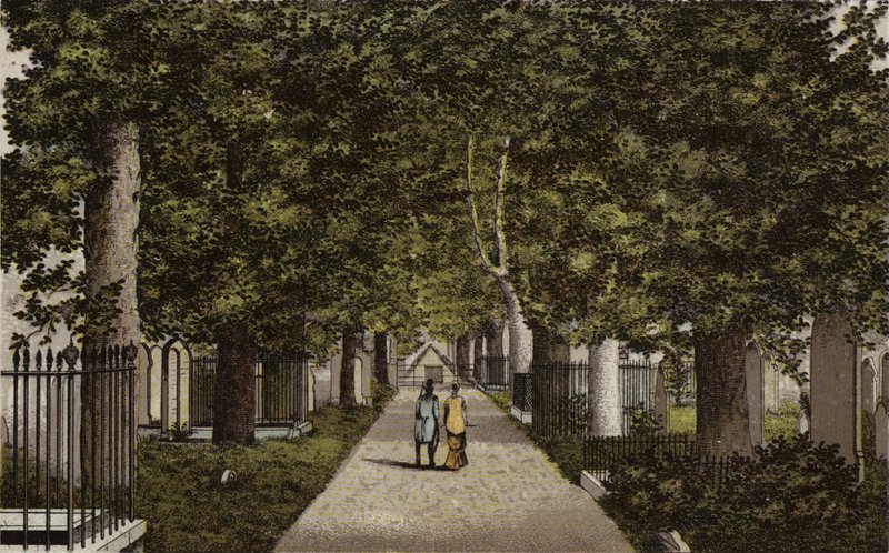 Birmingham: Harborne Avenue (väri litho) tekijältä English School