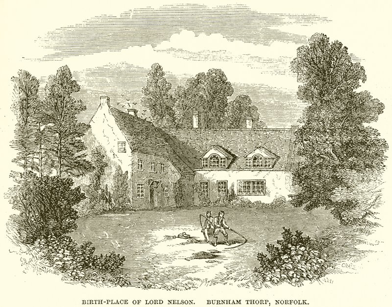 Lord Nelsonin syntymäpaikka. Burnham Thorp, Norfolk tekijältä English School