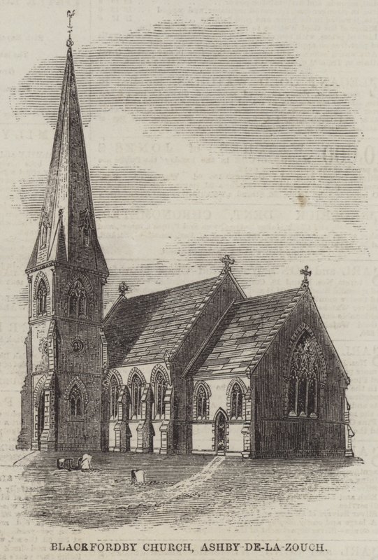 Blackfordbyn kirkko, Ashby-de-la-Zouch (kaiverrus) tekijältä English School