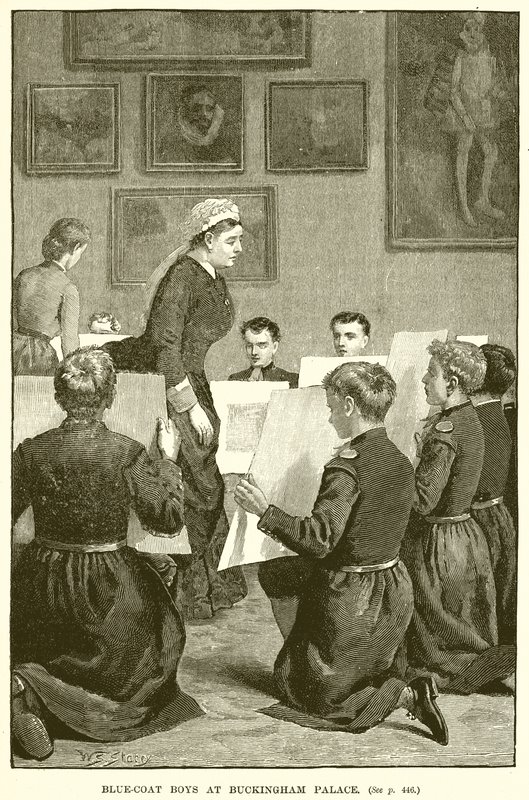 Blue-coat Boys Buckinghamin palatsissa tekijältä English School