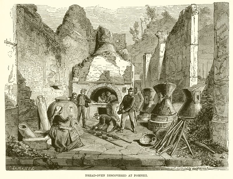 Leipäuuni löydetty Pompejista tekijältä English School