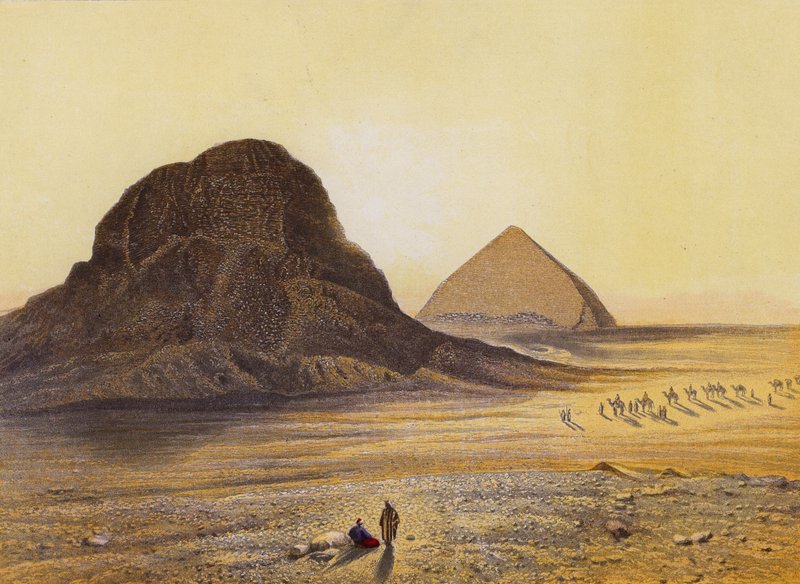 Dashourin tiilipyramidit, Egypti, Ex V 5 18 (värilitro) tekijältä English School