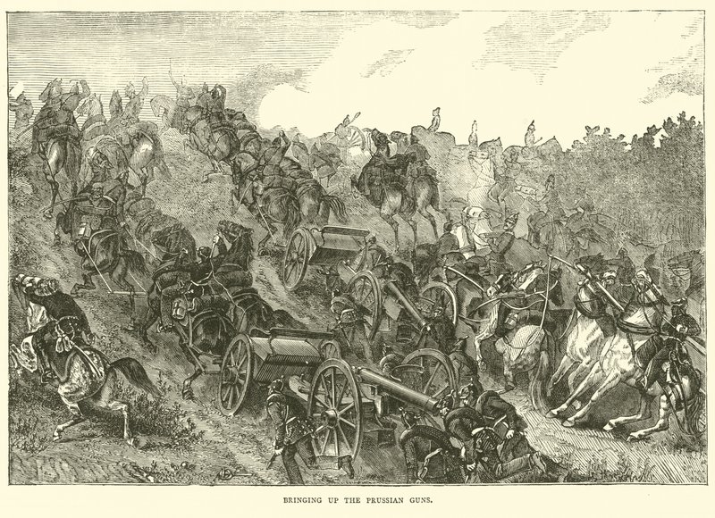 Preussilaisten aseiden esille tuominen, elokuu 1870 tekijältä English School