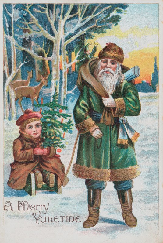 Brittiläinen joulukortti tekijältä English School