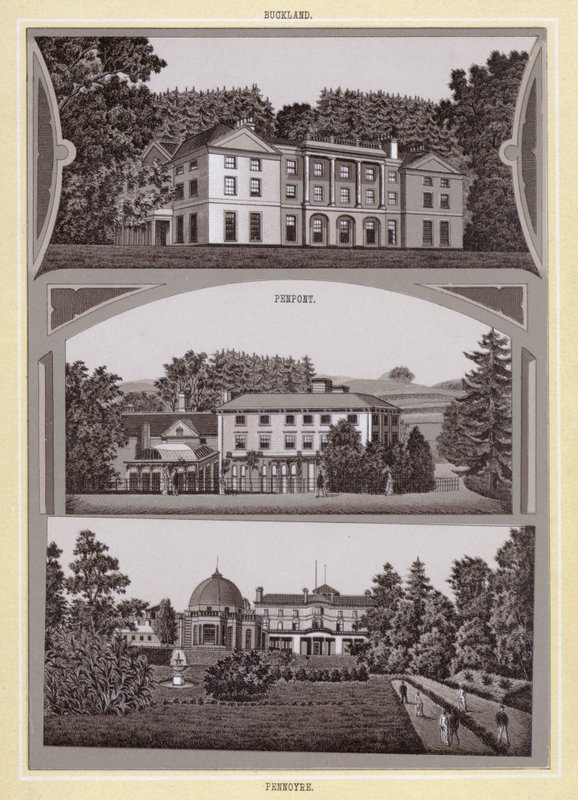 Buckland; Penpont; Pennoyre (litho) tekijältä English School