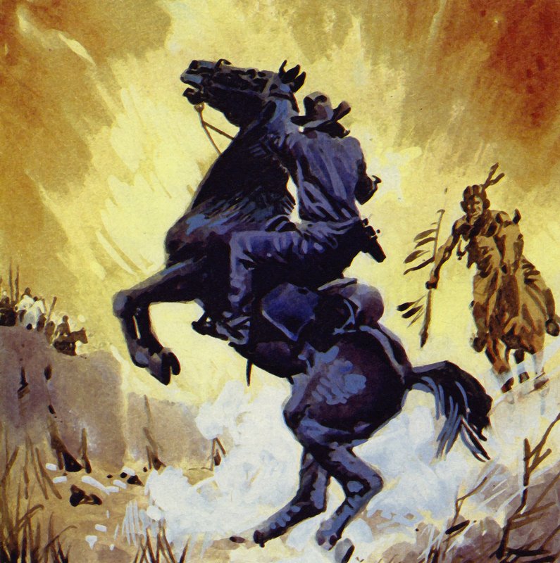 Buffalo Bill taisteli Cheyennesin johtajaa, Yellow Handia vastaan tekijältä English School