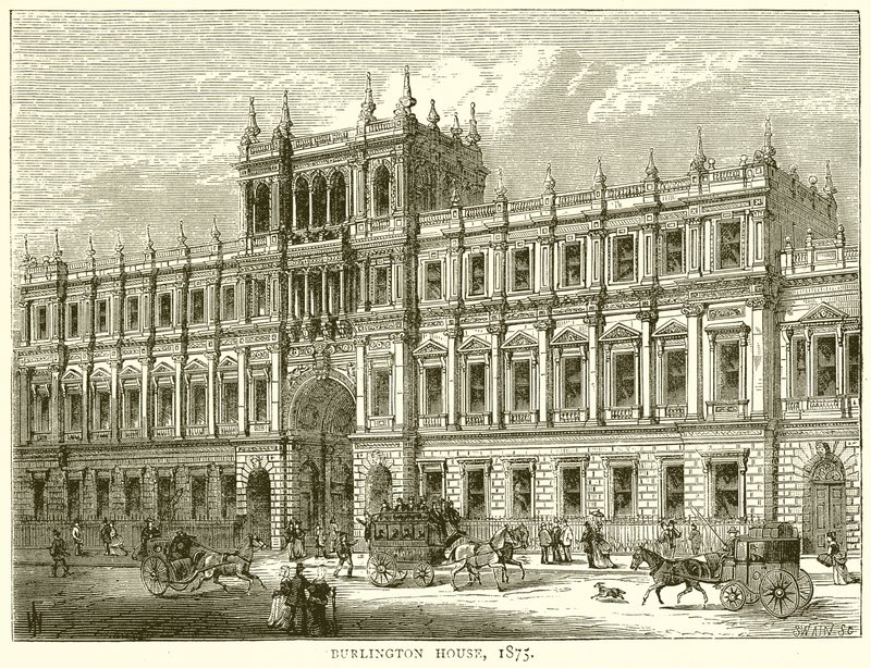 Burlington House, 1875 tekijältä English School
