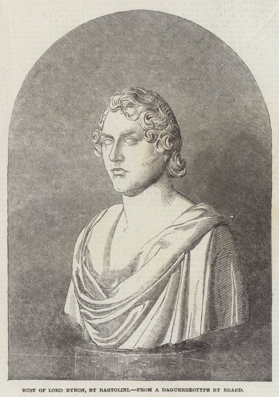Lord Byronin rintakuva, Bartolini (kaiverrus) tekijältä English School