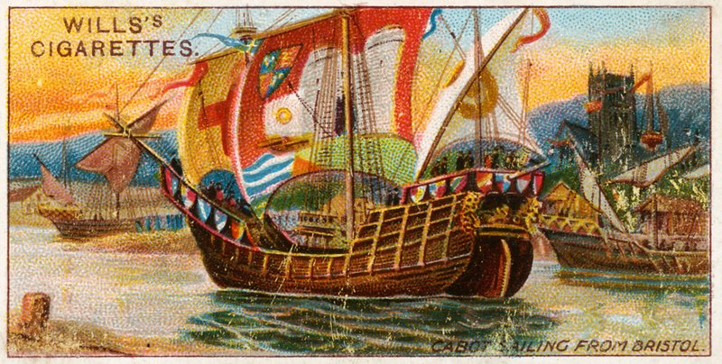 Cabot purjehtimassa Bristolista tekijältä English School