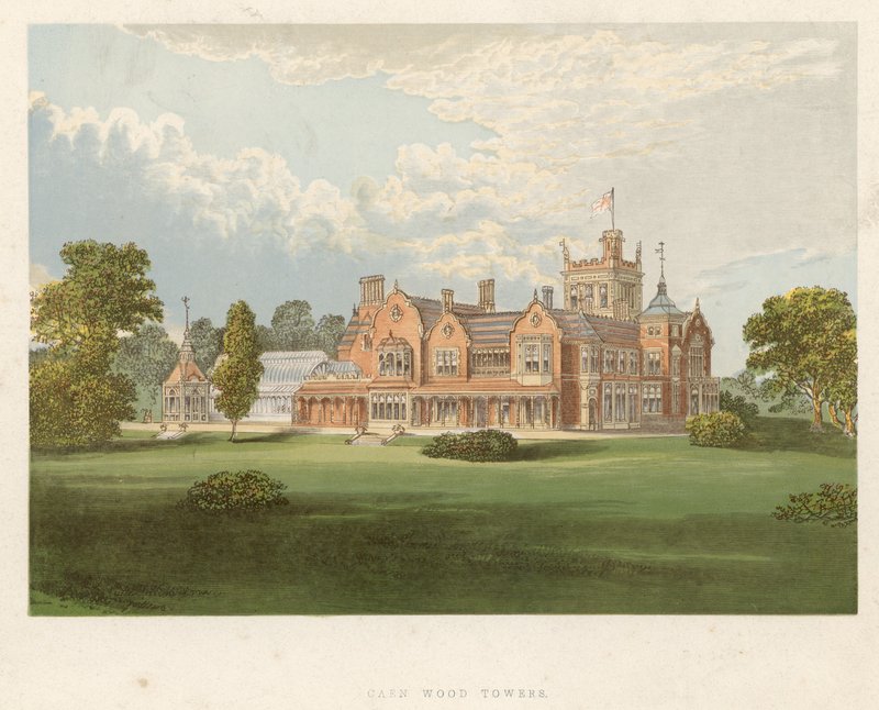 Caen Wood Towers, Middlesex, Earl Mansfieldin kotipaikka tekijältä English School