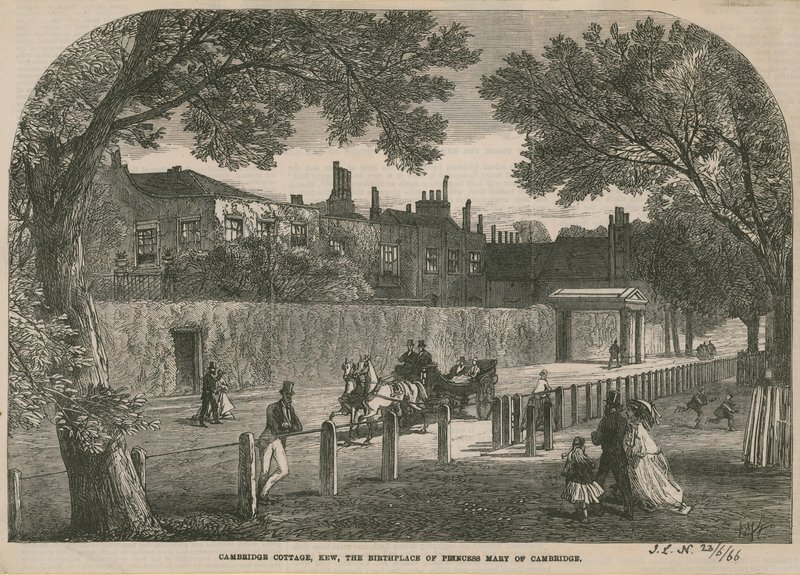 Cambridge Cottage, Kew, Cambridgen prinsessa Maryn syntymäpaikka tekijältä English School