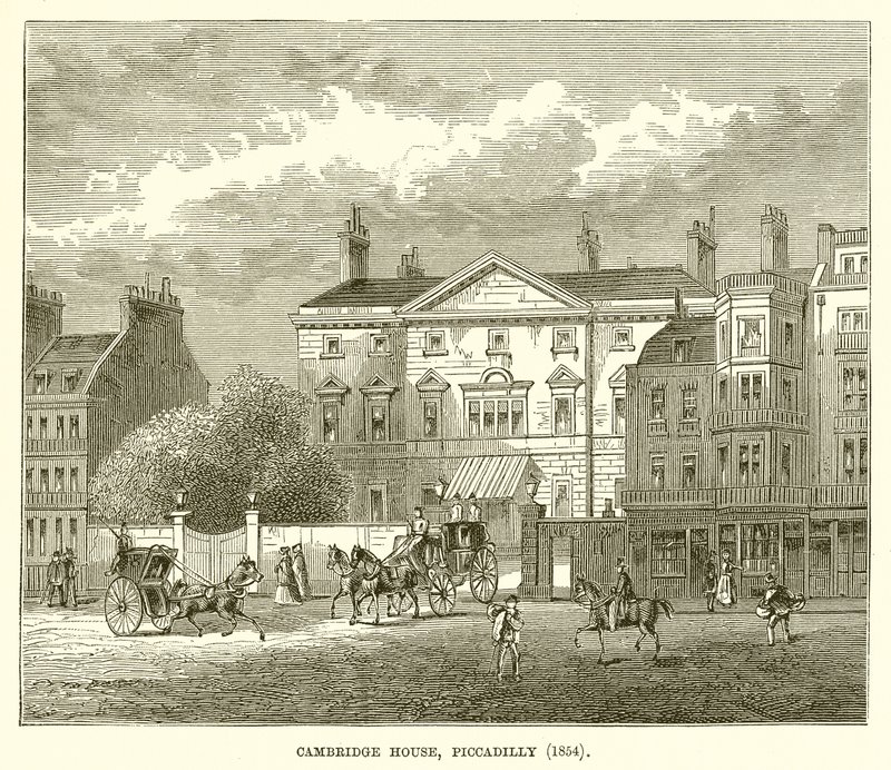 Cambridge House, Piccadilly (1854) tekijältä English School