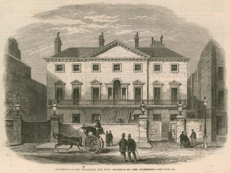 Cambridge House, Piccadilly, Lontoo, Lord Palmerstonin asuinpaikka tekijältä English School
