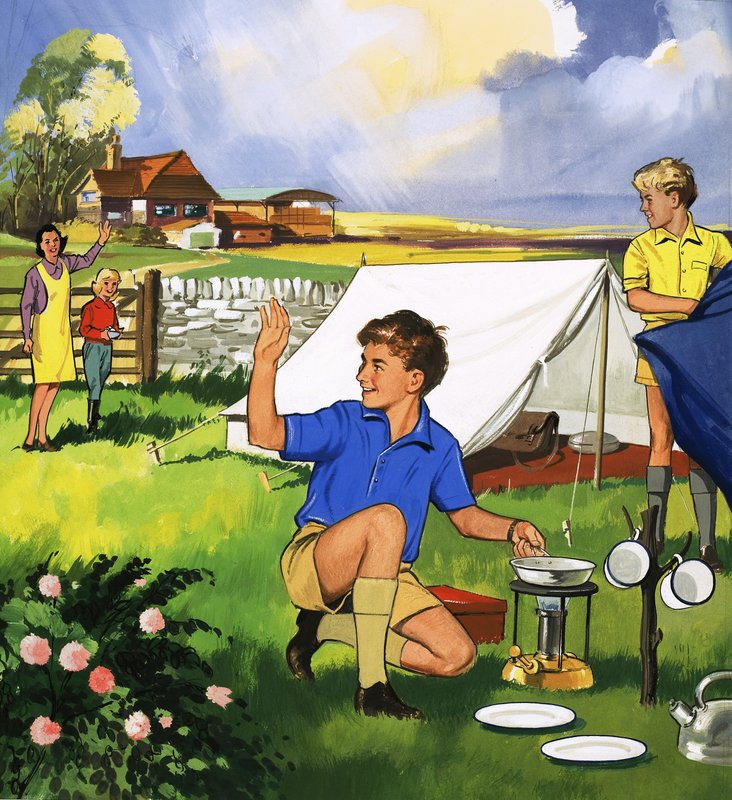 Telttailu teltassa tekijältä English School