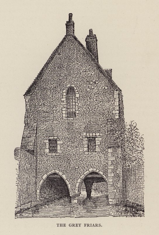 Canterbury: The Grey Friars (litho) tekijältä English School