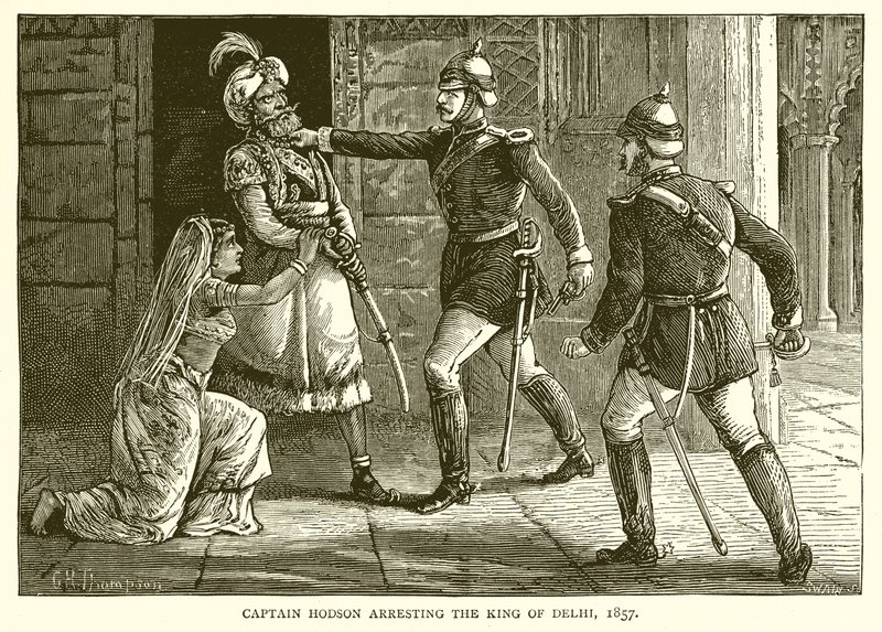Kapteeni Hodson pidätti Delhin kuninkaan, 1857 tekijältä English School