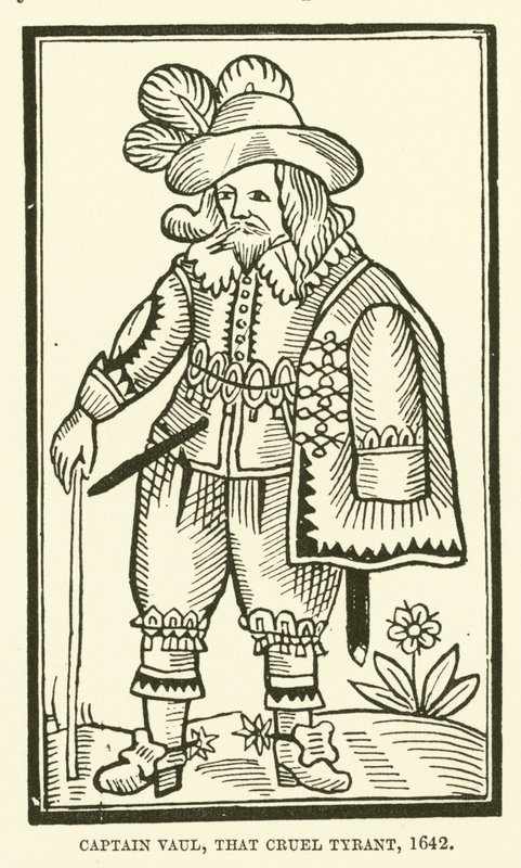 Kapteeni Vaul, tuo julma tyranni, 1642 tekijältä English School