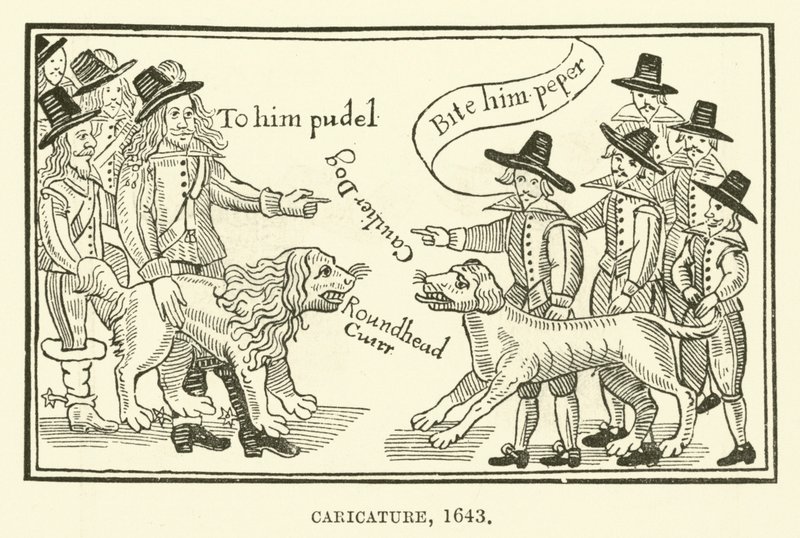 Karikatyyri, 1643 tekijältä English School